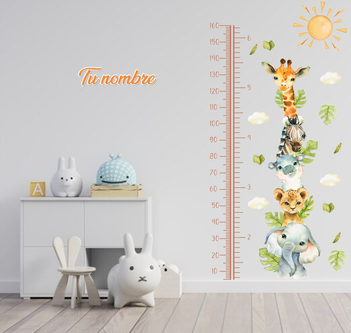 Height Chart Children's animals 2
