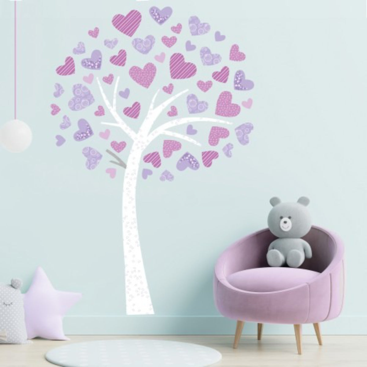 Wall decals Children's heart tree
