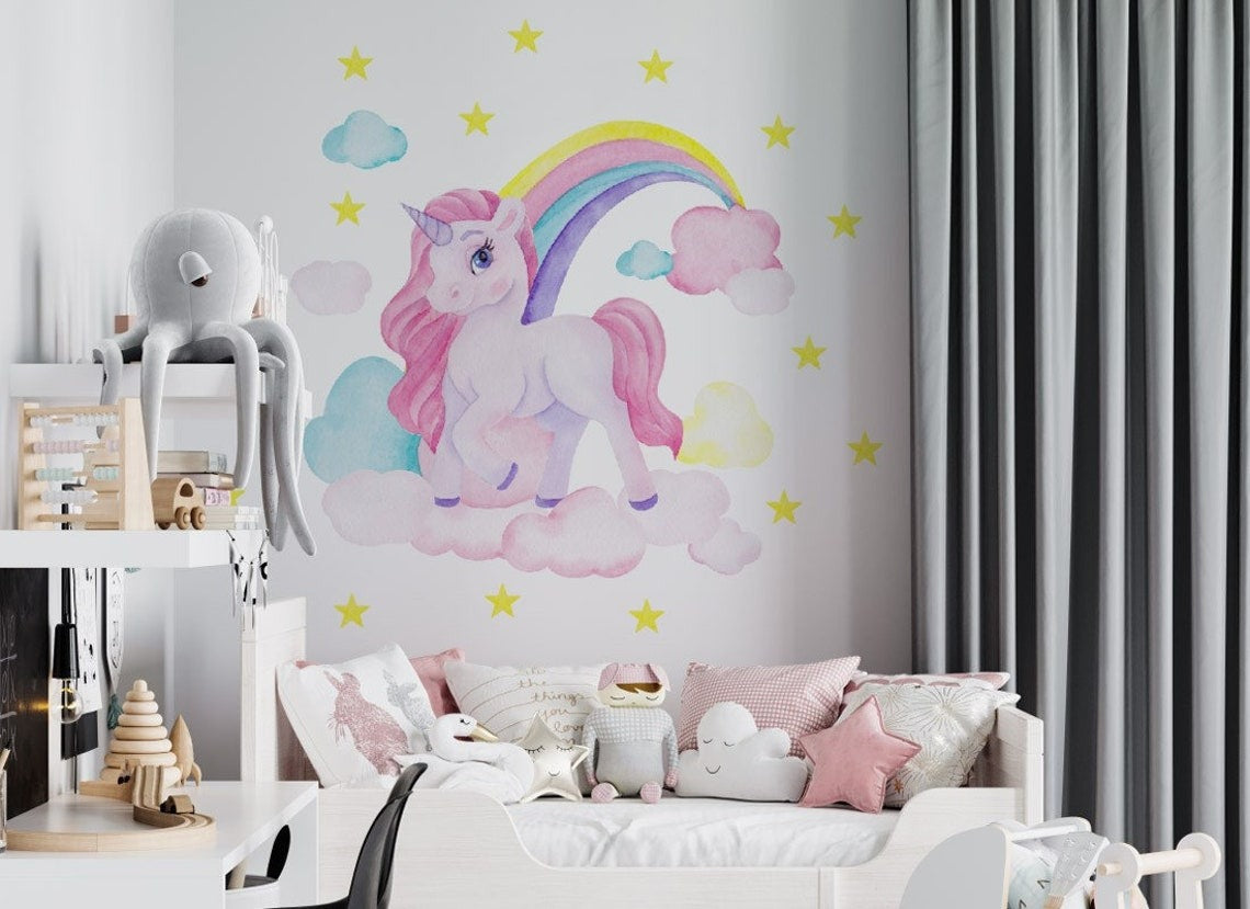 Wall decals Children's unicorn (0035)