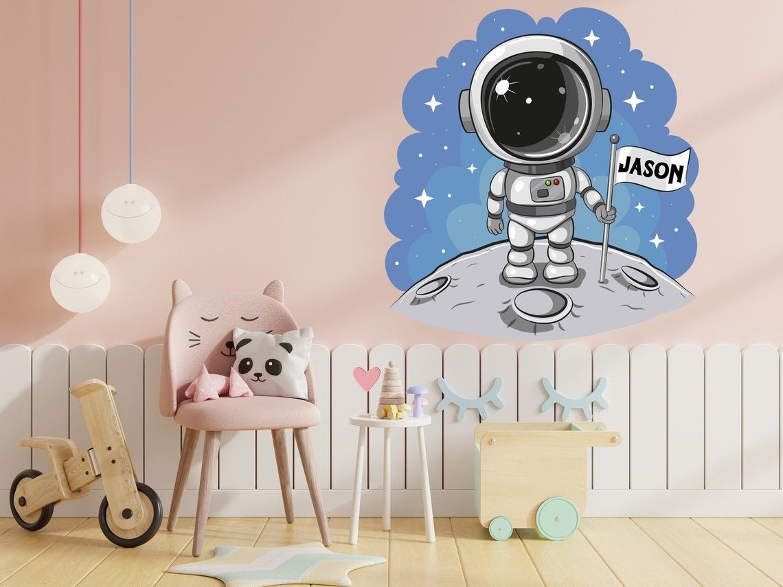 Wall decals Children's space astronauts 9
