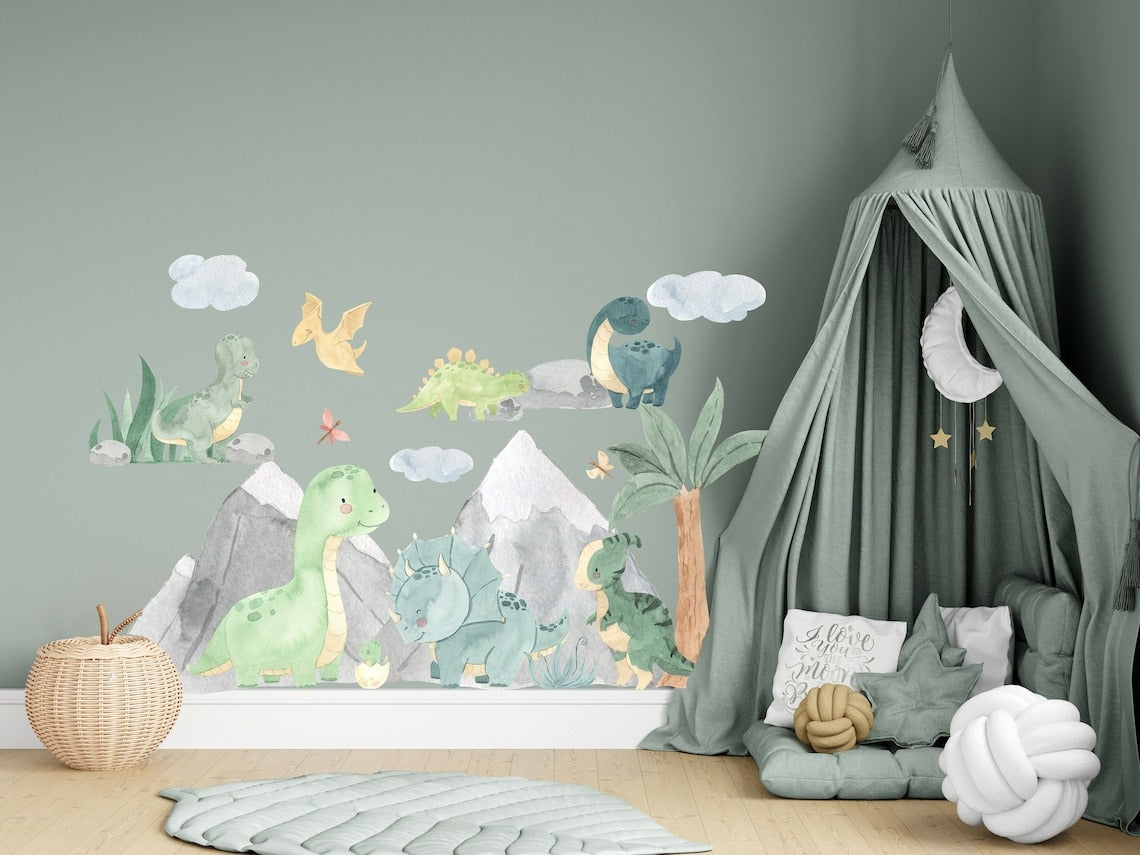 Wall decals Children's dinosaurs model 3