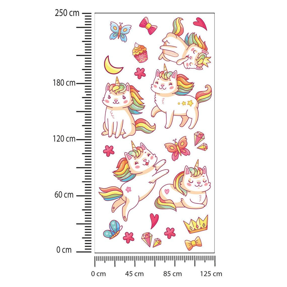 Wall decals Children's unicorn horn 3 (0094)