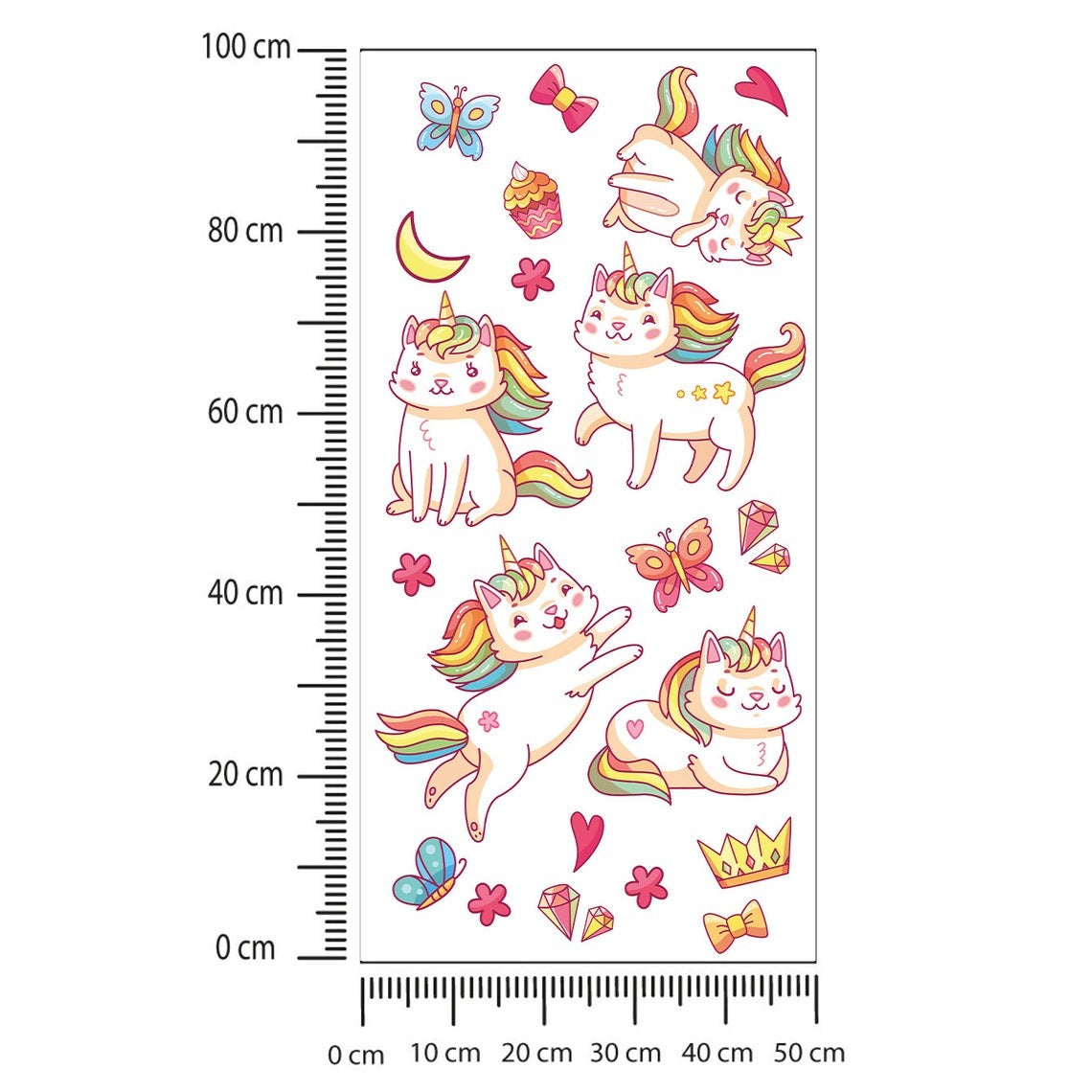 Wall decals Children's unicorn horn 3 (0094)