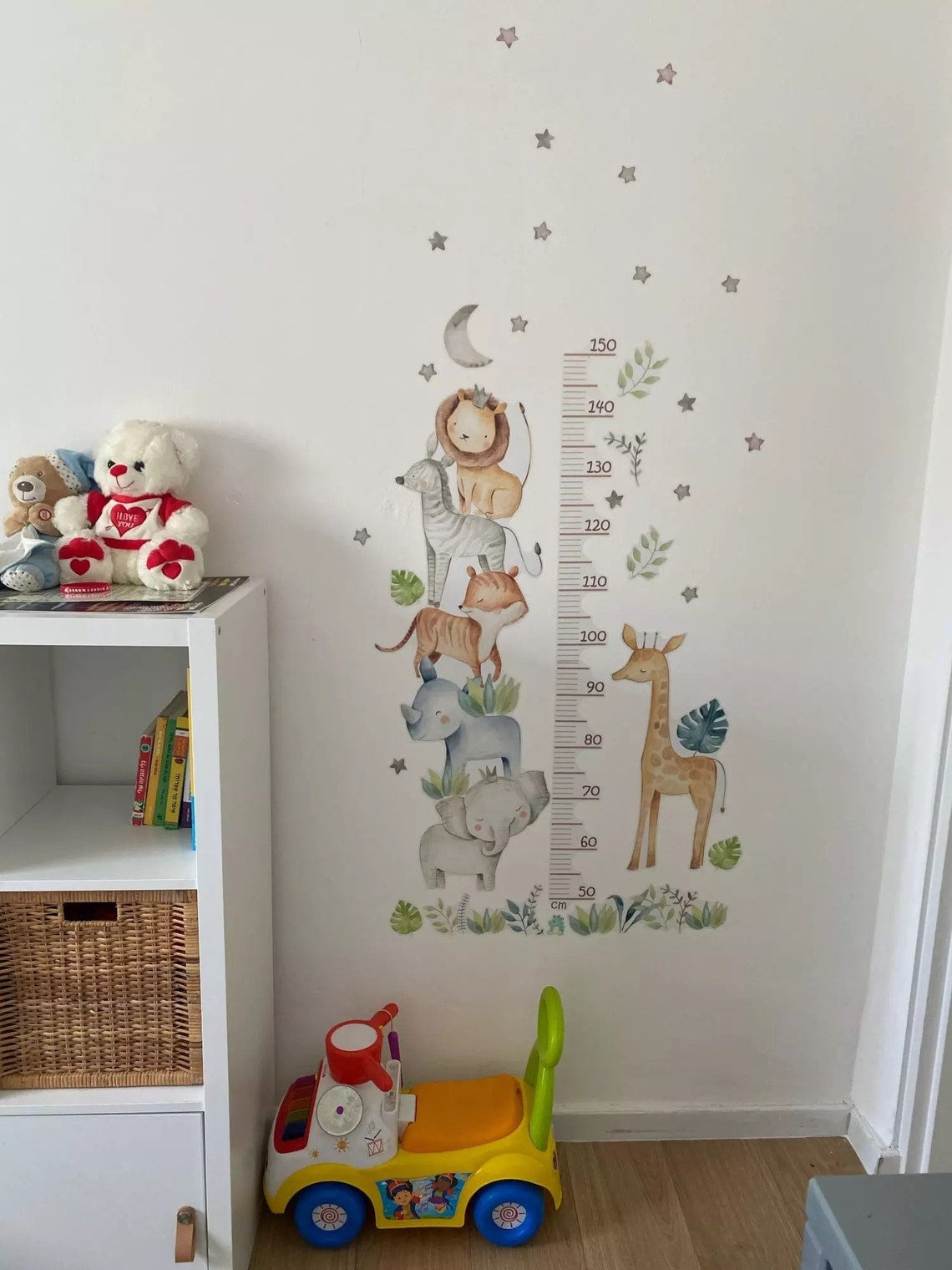 Height Chart Children's with animals Safari (0072)