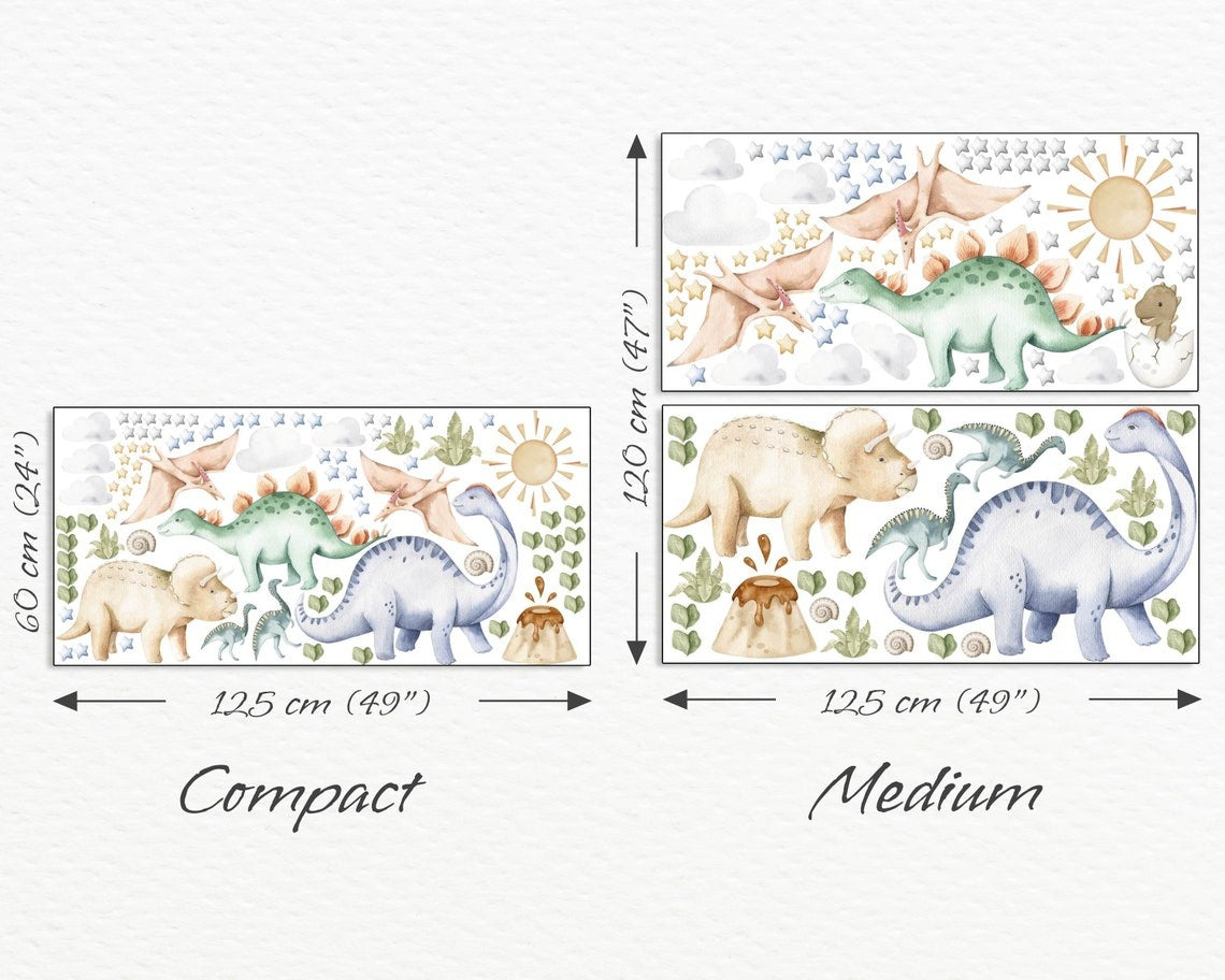 Wall decals Children's dinosaurs model 5 (0090)