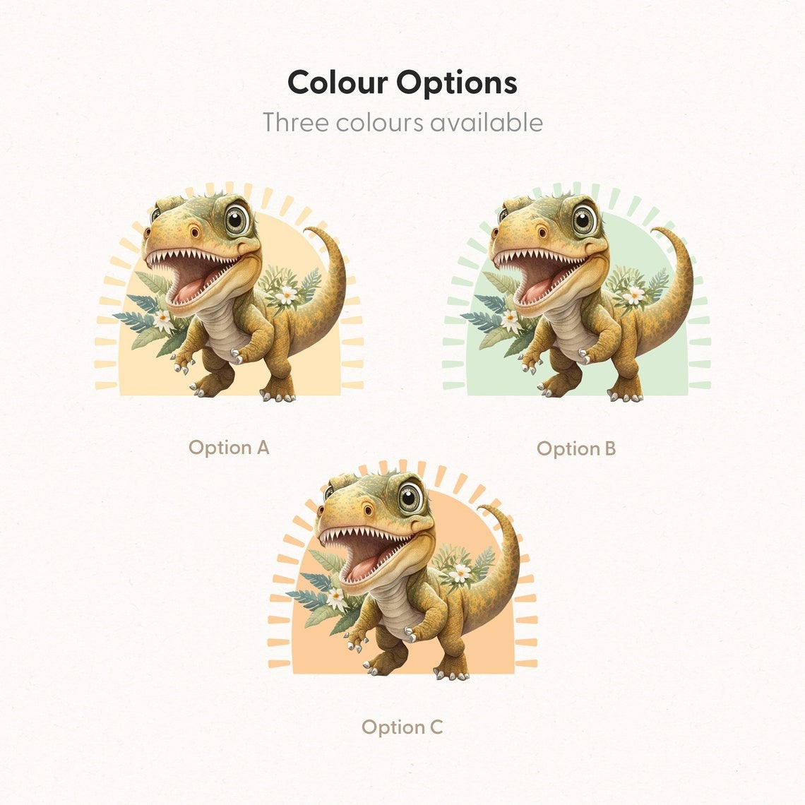 Wall decals Children's dinosaurs 3D model 9 (0087)