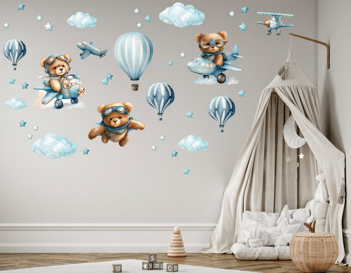 Wall decals Children's teddy bear (0033)