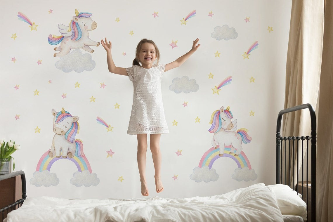 Wall decals Children's unicorn horn 4 (0030)