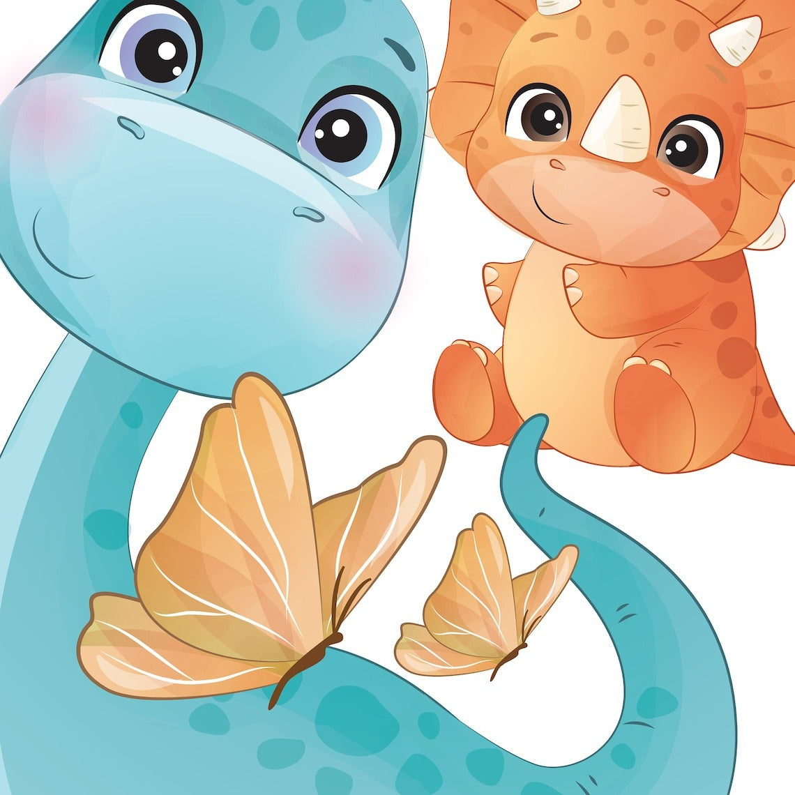 Wall decals Children's dinosaurs model 2