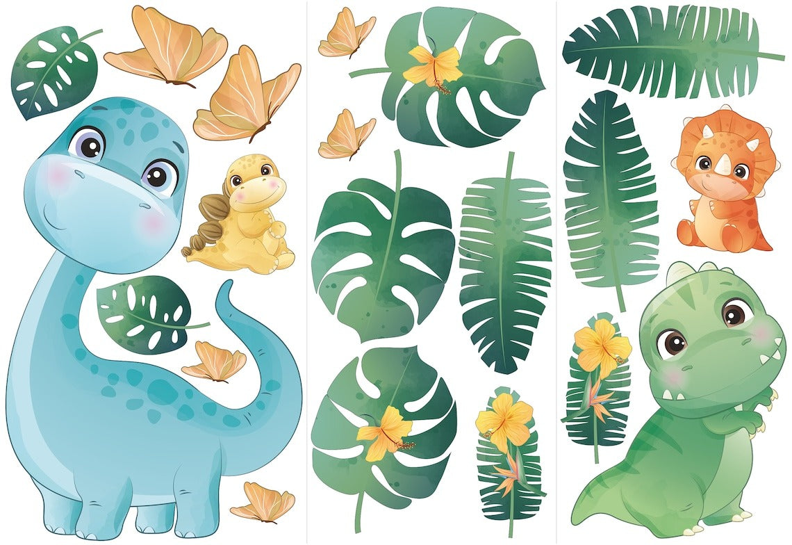 Wall decals Children's dinosaurs model 2