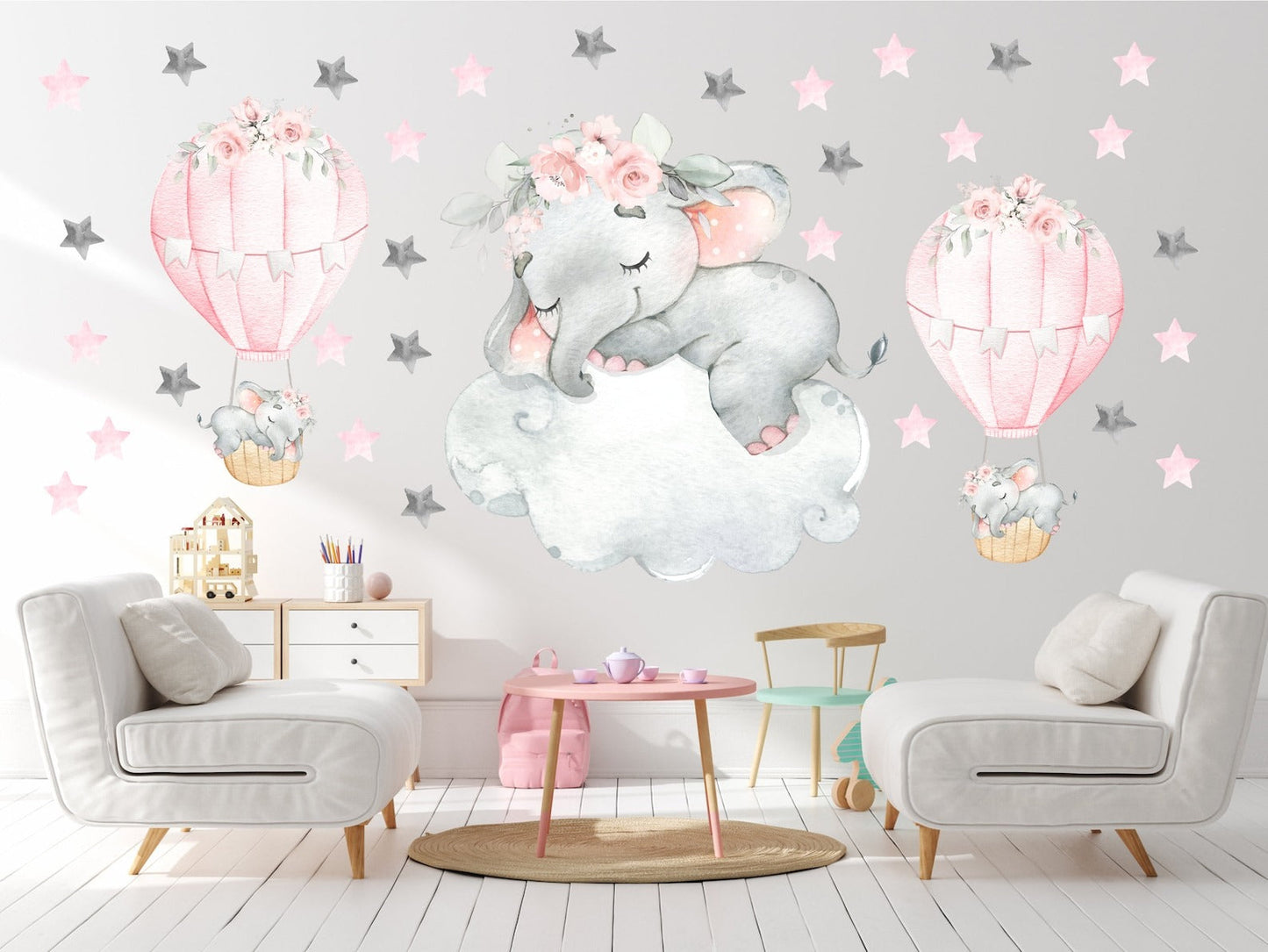 Wall decals for Children's Girls set