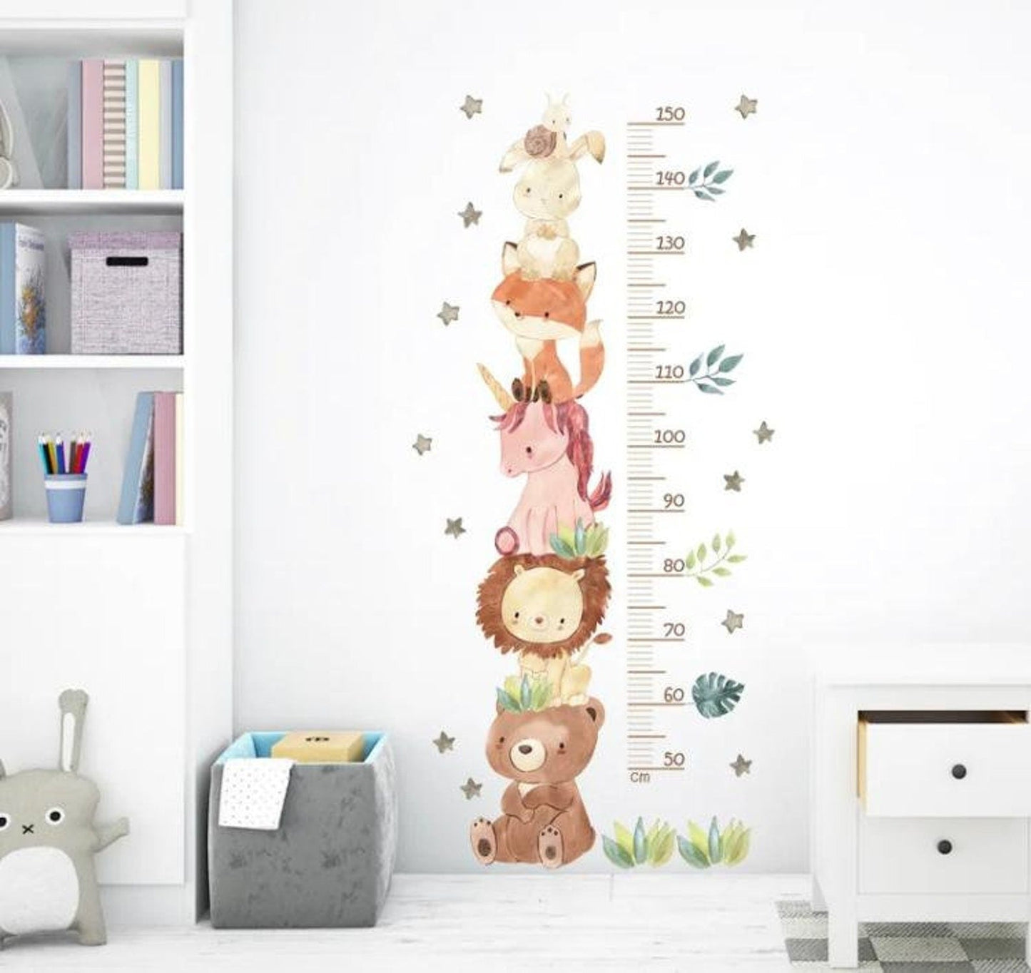 Height Chart Children's Animals girl