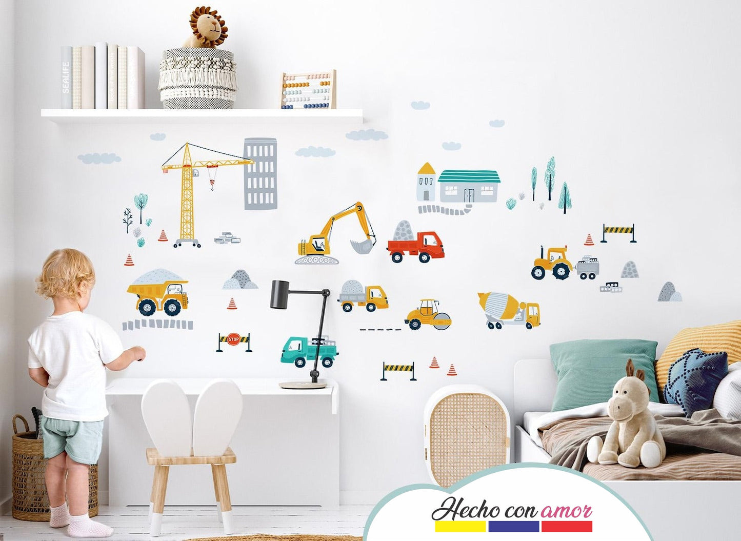 Wall decals Children's Vehicle Set