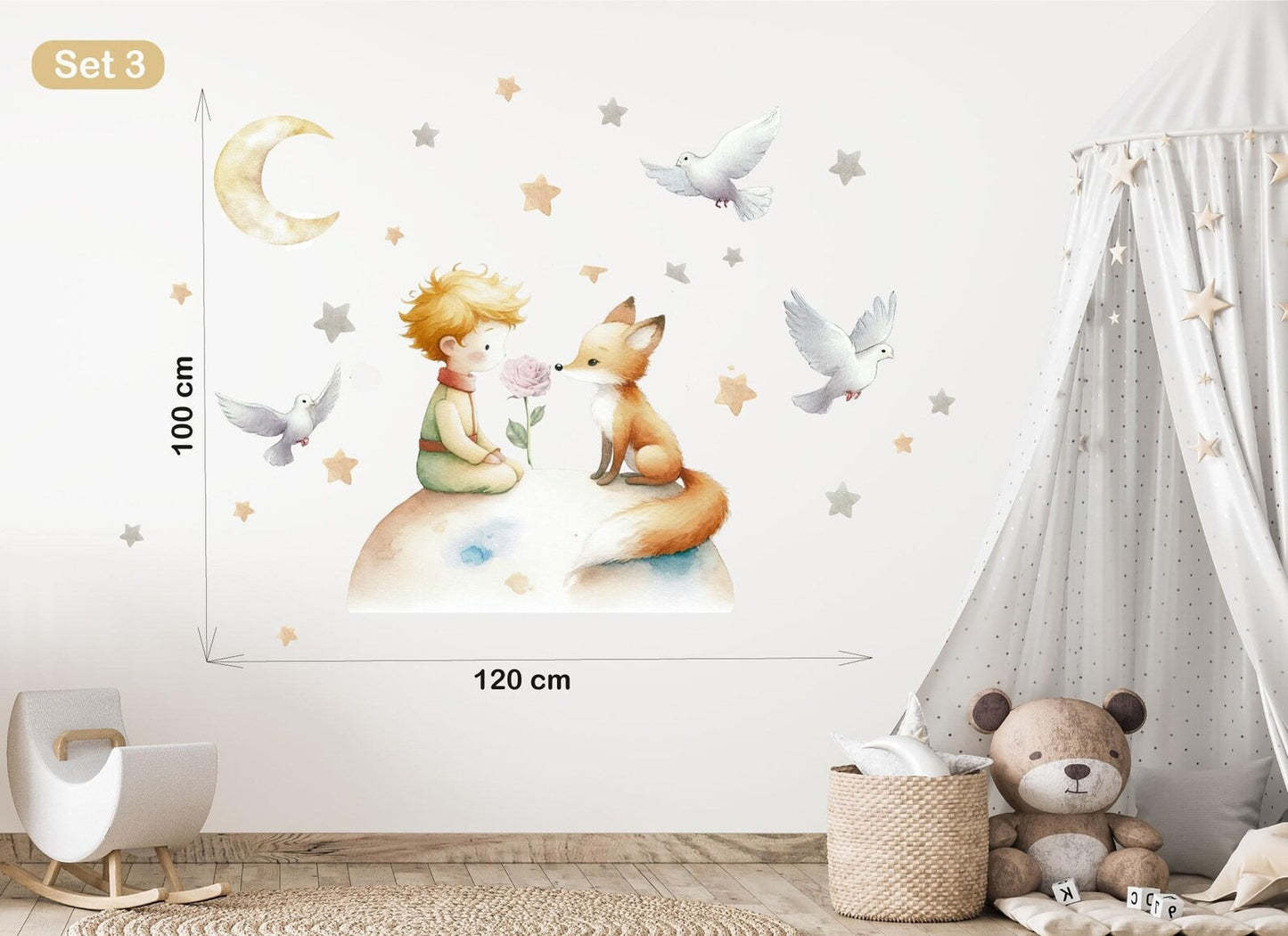 Wall decals Children's star prince 6
