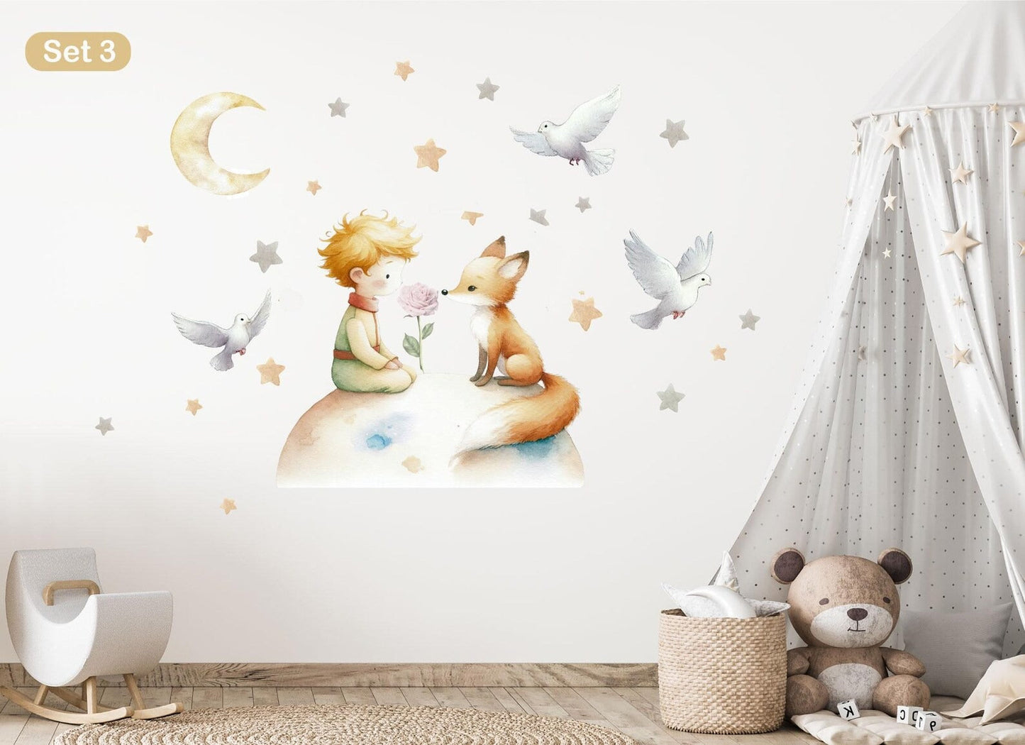 Wall decals Children's star prince 6
