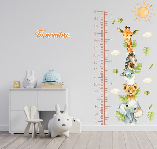 Height Chart Children's animals 2