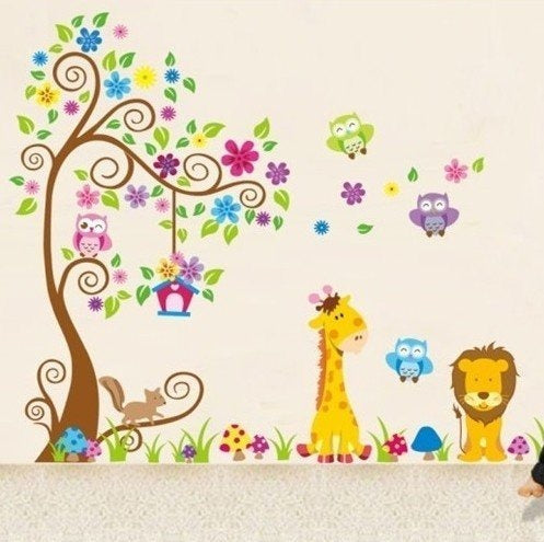 Wall decals Children's girl's trees