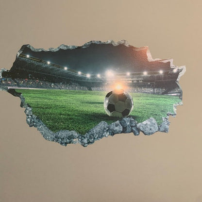 Wall decals Children's 3D soccer stadium child