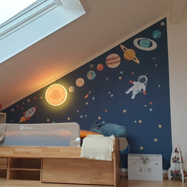 Wall decals Children's space astronauts  (0048)