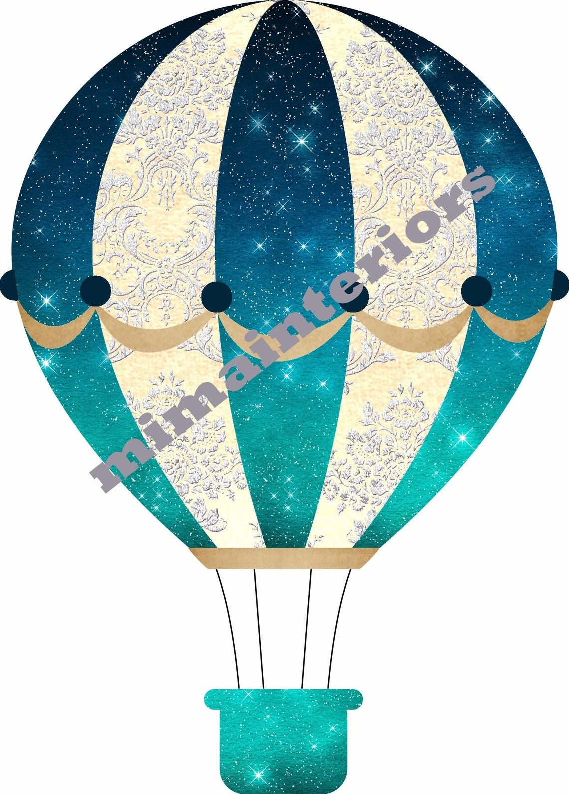 Wall decals Children's Hot Air Balloon