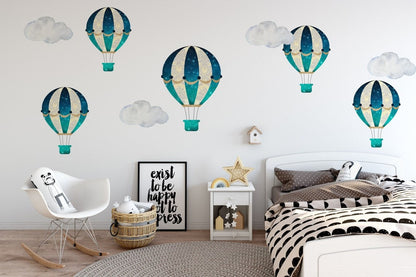 Wall decals Children's Hot Air Balloon