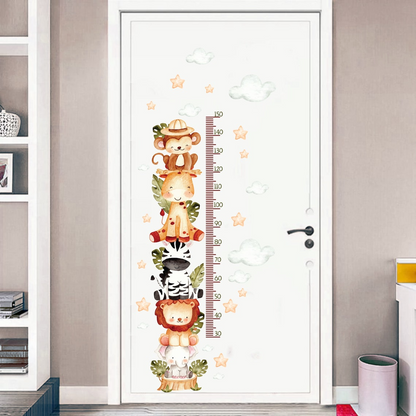 Height Chart Children's  with animals jungle (0071)