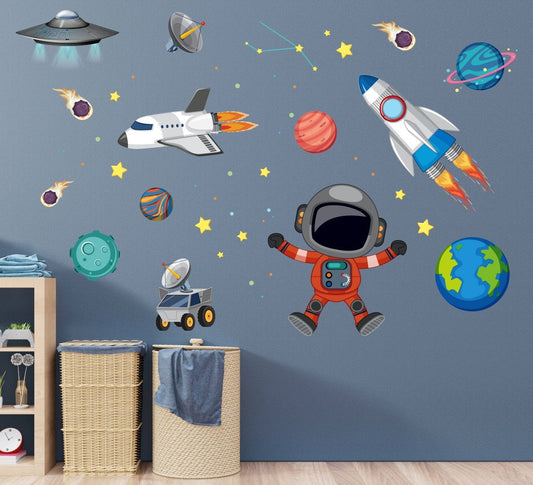 Wall decals Children's space astronauts 17
