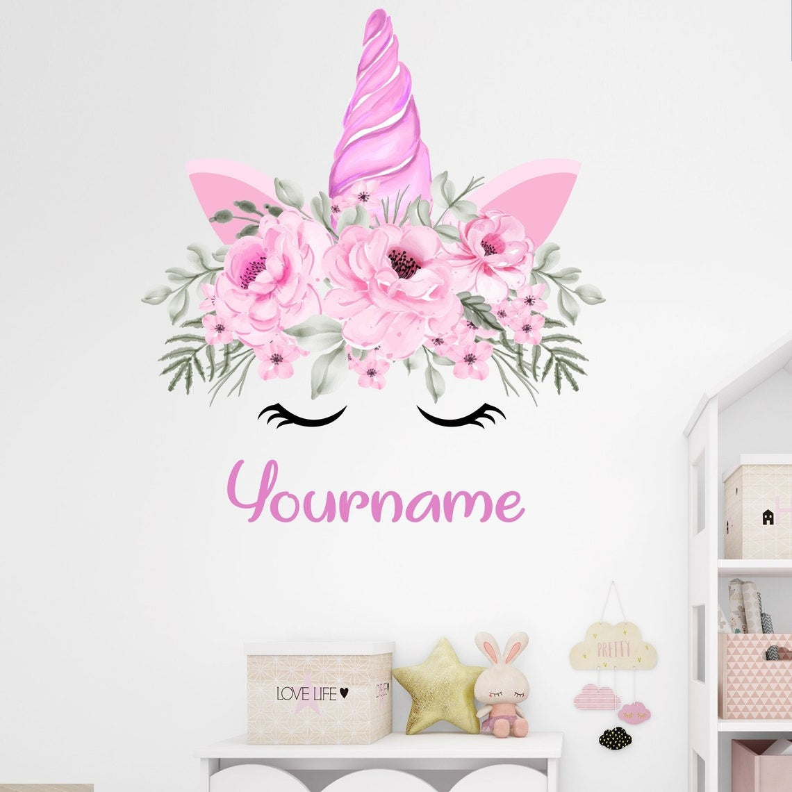 Wall decals Children's  unicorn horn 2