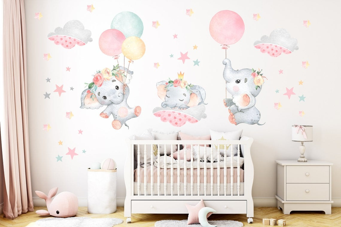 Wall decals for Children's  Girls set
