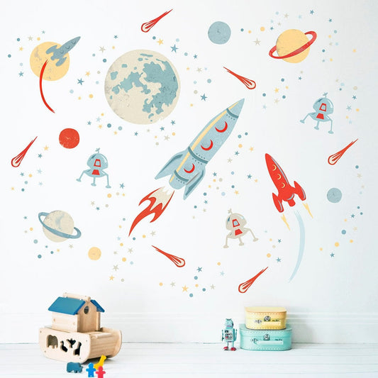 Wall decals Children's space astronauts niño