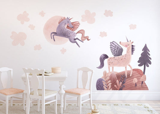 Wall decals Children's unicorn 2 (0084)