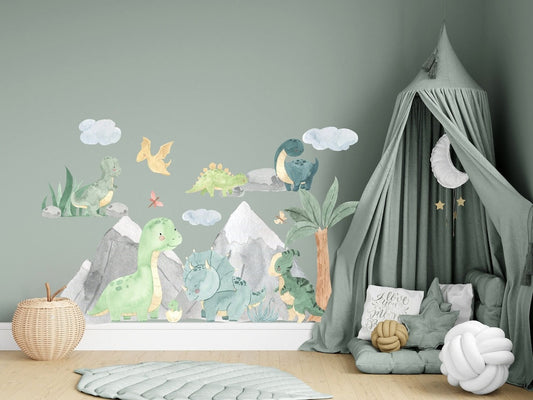 Wall decals Children's  dinosaurs model 3