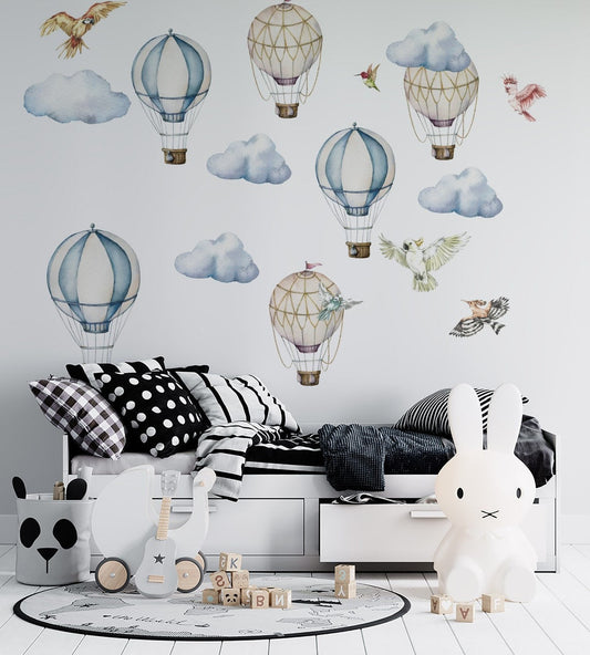 Wall decals Children's hot air balloon, hot air balloon art