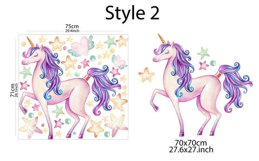 Wall decals Children's  unicorn