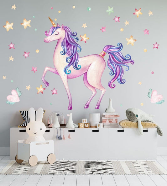 Wall decals Children's  unicorn