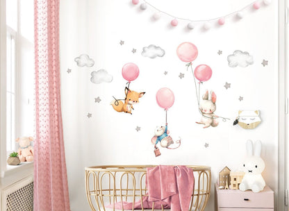 Wall decals for Children's  Girls set