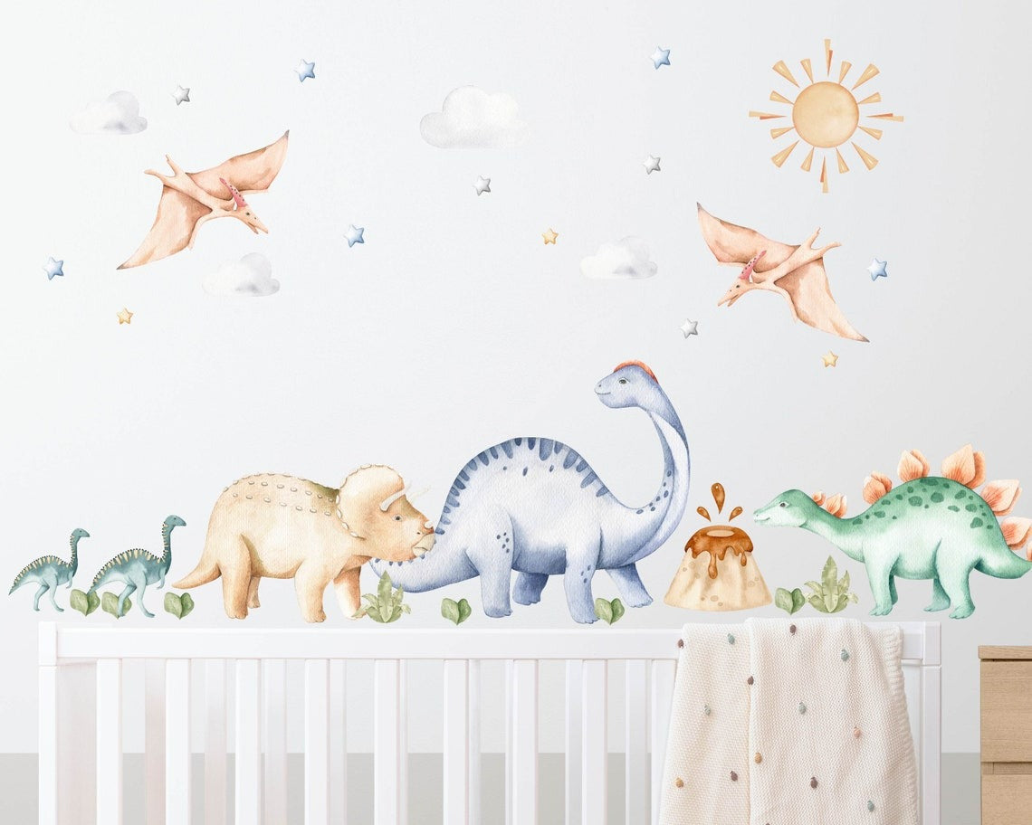 Wall decals Children's  dinosaurs model 5 (0090)
