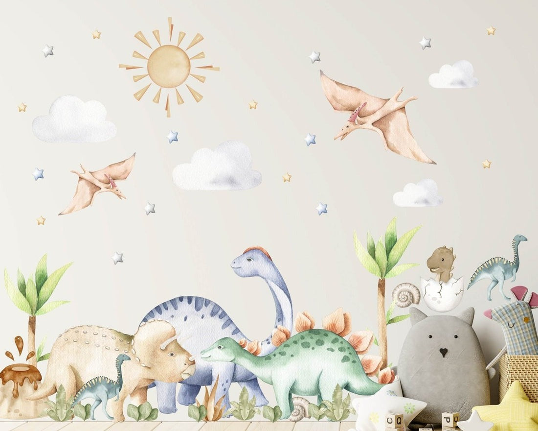 Wall decals Children's  Dinosaur set