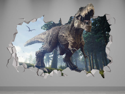 Wall decals Children's  dinosaurs 3D model 8 (0086)