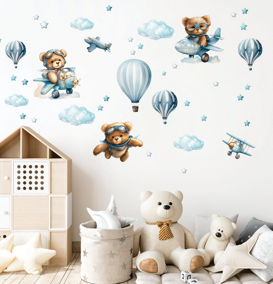 Wall decals Children's teddy bear (0033)
