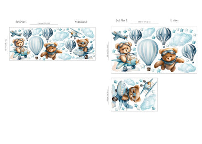 Wall decals Children's teddy bear (0033)