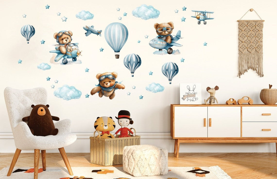 Wall decals Children's teddy bear (0033)