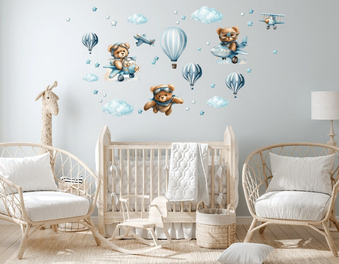 Wall decals Children's teddy bear (0033)