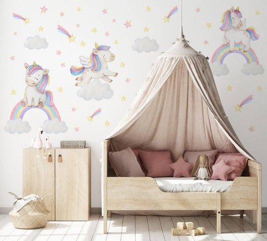 Wall decals Children's  unicorn horn 4 (0030)