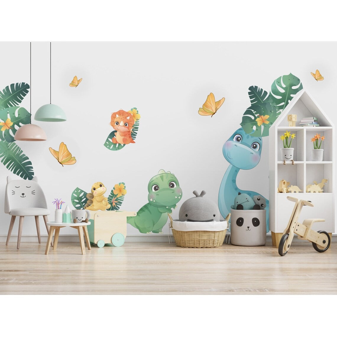 Wall decals Children's  dinosaurs model 2