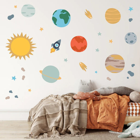 Wall decals Children's space astronauts 14