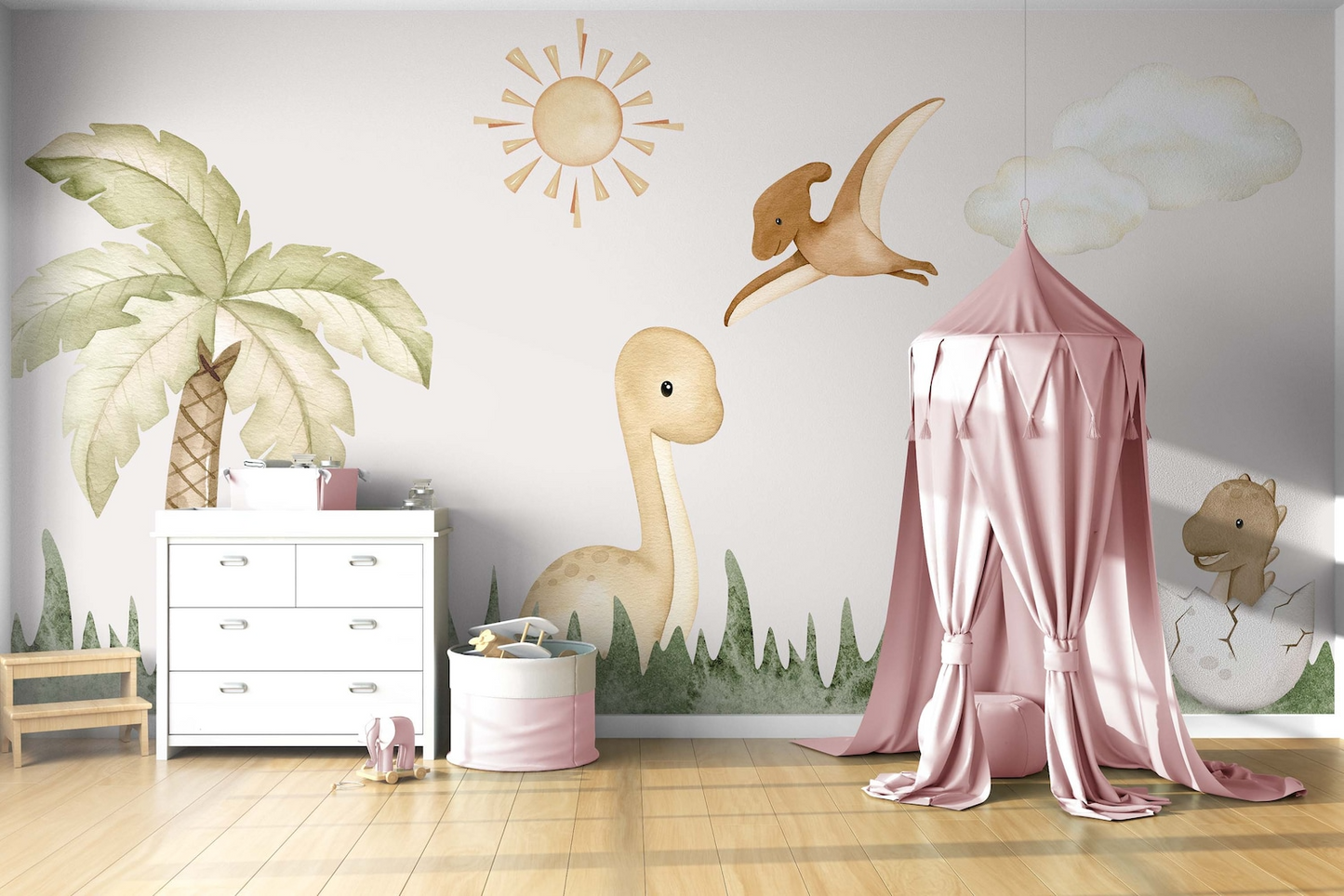 Wall decals Children's  Dinosaur set