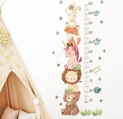 Height Chart Children's Animals girl