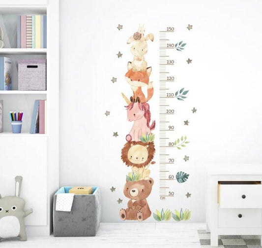Height Chart Children's Animals girl