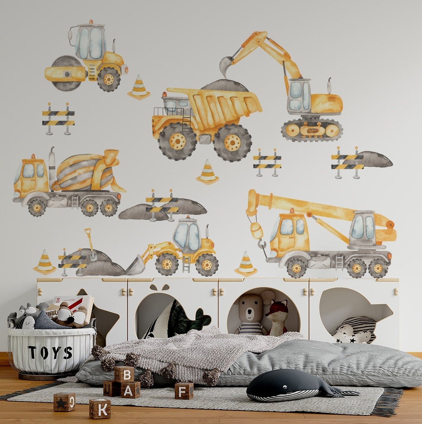Wall decals Children's Vehicle Set